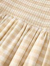 Mommy & Me Adult Plaid Smocked Dress