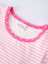 Back To School Girls' Pencil Applique Striped Set