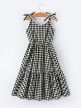 Mommy & Me Adult Plaid Smocked Dress