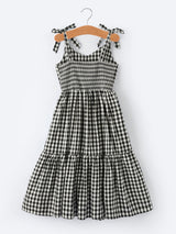 Mommy & Me Adult Plaid Smocked Dress