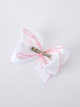 Back to School Yellow Pencil Bow Hair Clip 6.25 Inch