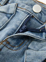 Denim Bow Girls Skirt