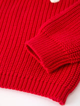 Red Christmas Girls “merry” Pullover Sweater