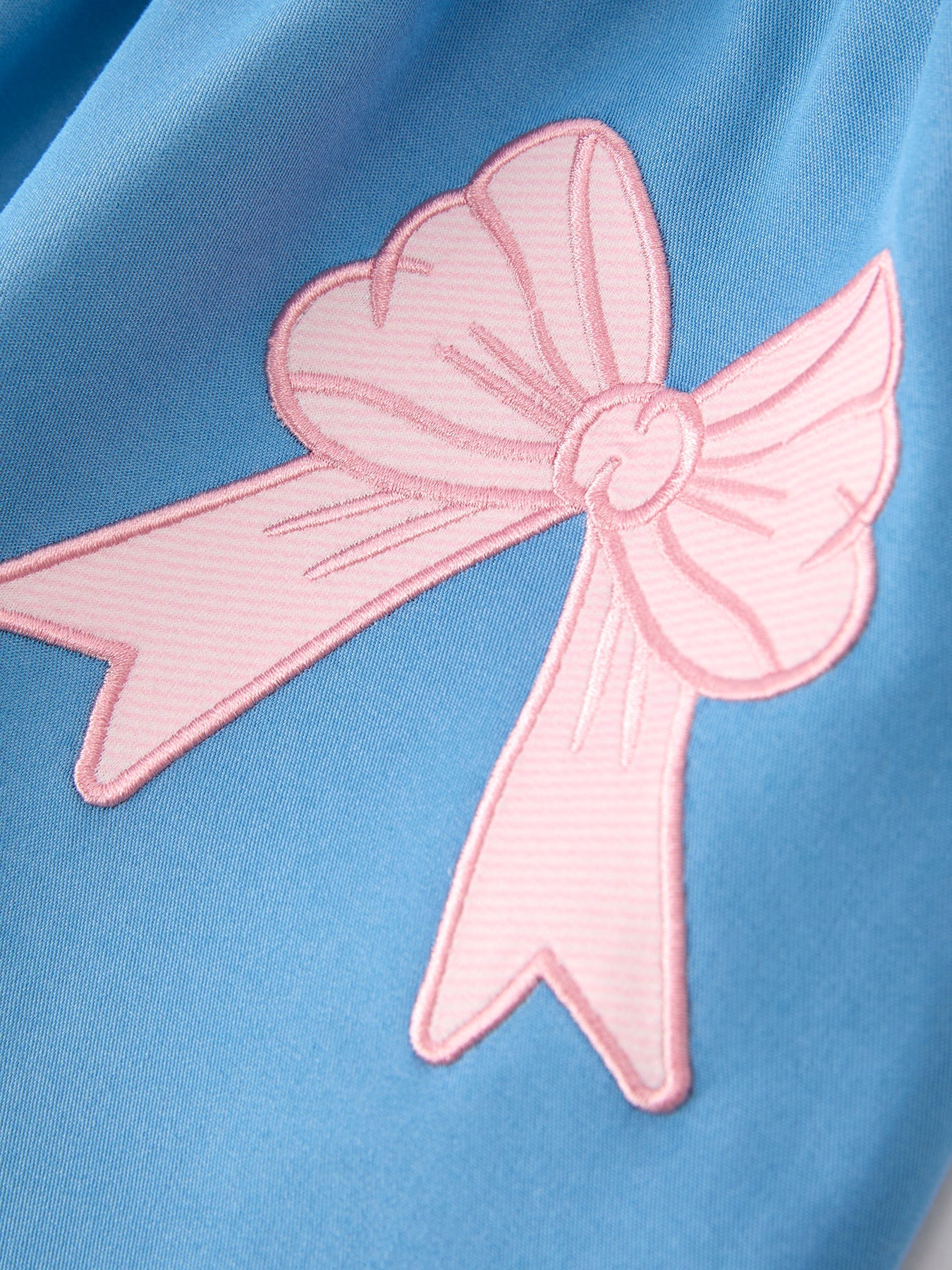 Summer Bow Girls Dress Smocked Strap Dress Bow Applique