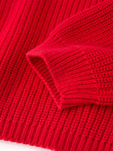 Mom and Me Winter Christmas Red "merry" Pullover Sweater