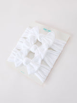 Three Little Tots Baby Girl Bow Headband Same Color 3 Piece Set, eighth additional photo