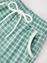 Three Little Tots Western Plaid Horse Embroidery Boy Pants Set, fourth additional photo