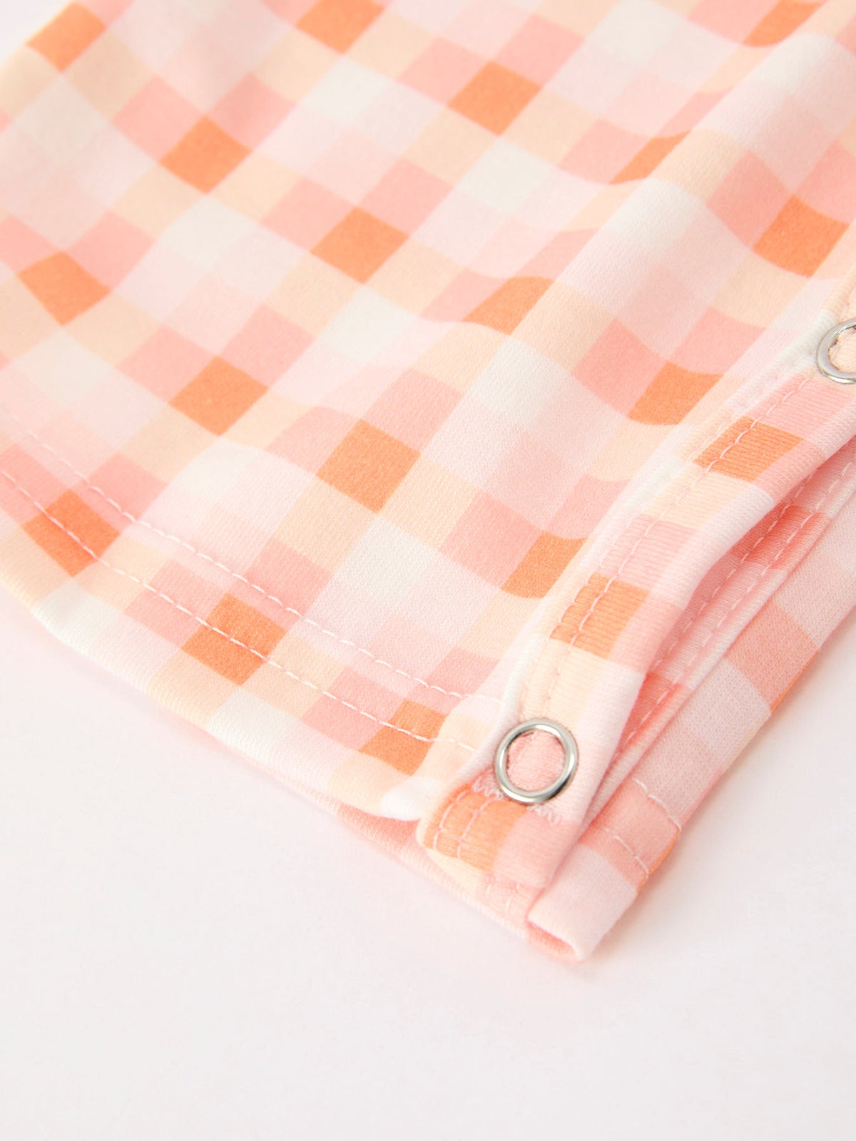 Three Little Tots Halloween Pumpkin Plaid Boys JonJon, extra product detail