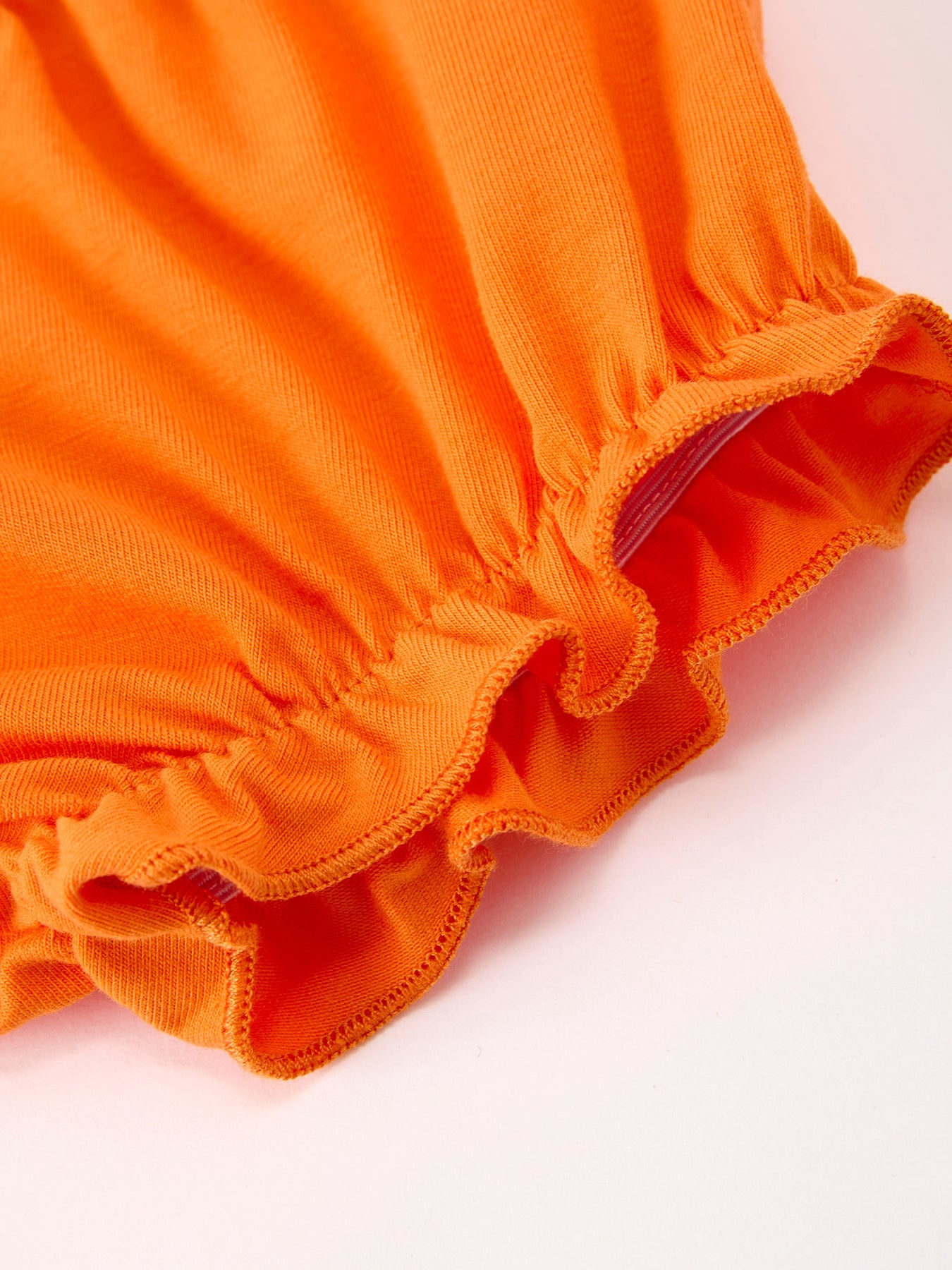 Three Little Tots Halloween Pumpkin Plaid Girls Bloomer Set, extra product detail