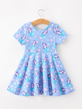 Three Little Tots Ocean Fantasy Twirl Girls Dress, additional product photo