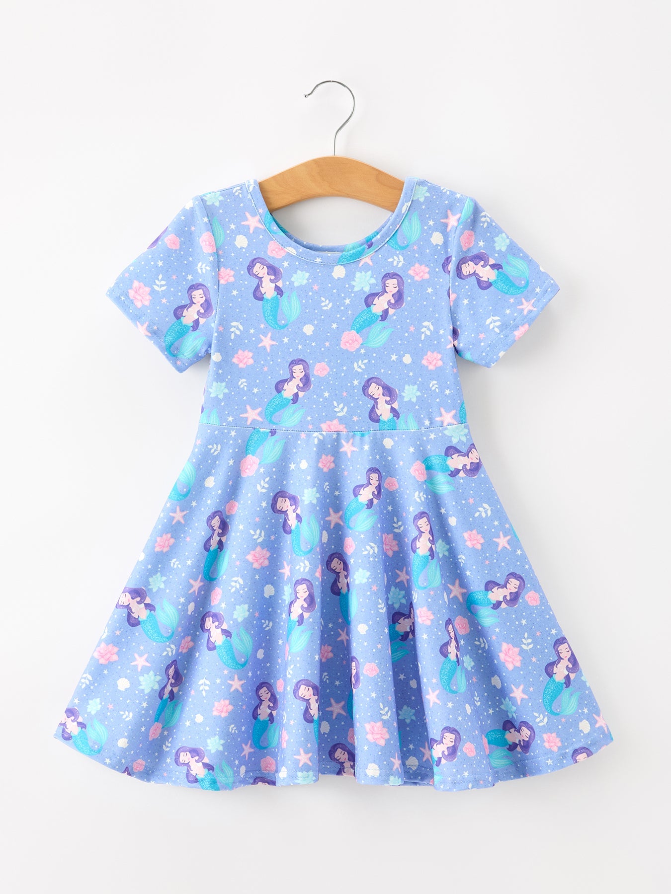 Three Little Tots Ocean Fantasy Twirl Girls Dress