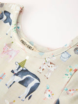 Three Little Tots Farm Animal Birthday Twirl Girls Dress, additional view