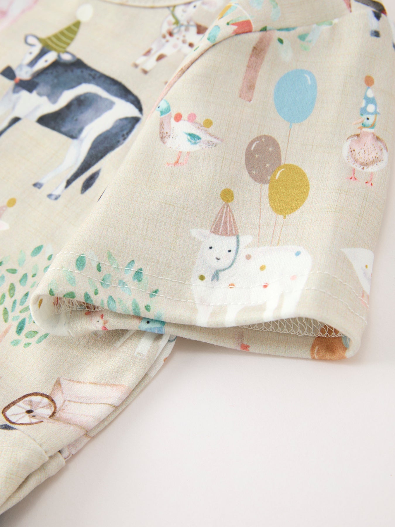 Three Little Tots Farm Animal Birthday Twirl Girls Dress, extra product detail