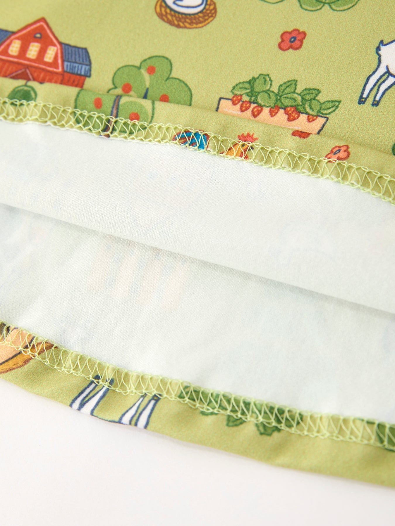 Three Little Tots Countryside Farm Animal Pasture Twirl Girls Dress, extra product detail
