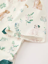 Three Little Tots Puppy Floral Twirl Girls Dress, additional view