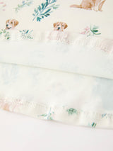 Three Little Tots Puppy Floral Twirl Girls Dress, extra product detail