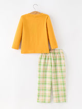 Thanksgiving Turkey Smocked Boys Pant Set