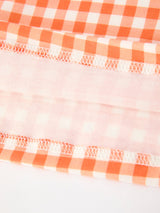 Three Little Tots Fall Pumpkin Embroidered Puff Sleeve Girls Dress, extra product detail
