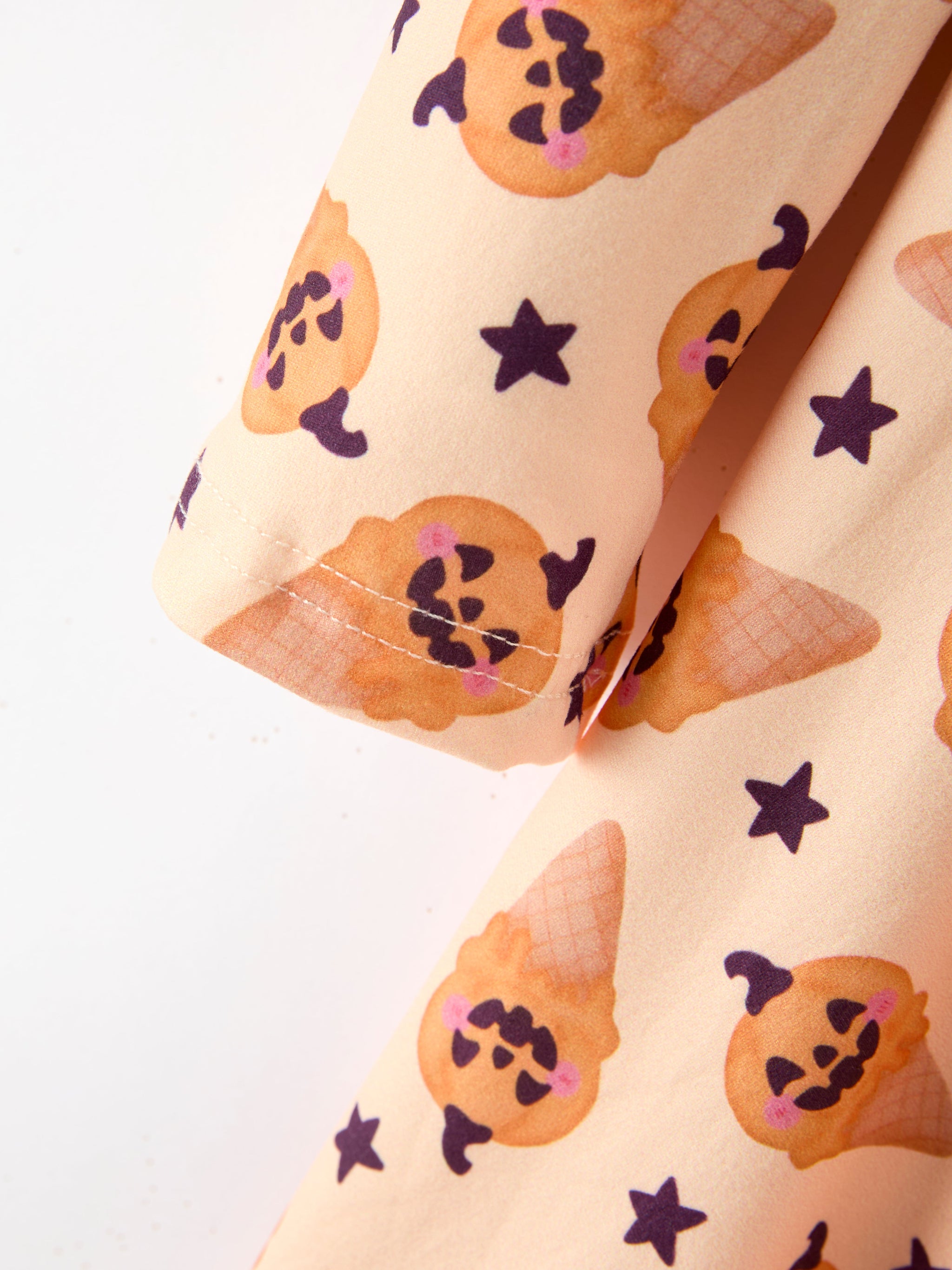 Three Little Tots Halloween Pumpkin Girls Long Sleeve Dress, additional view
