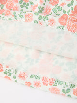 Three Little Tots Fall Blush Floral Girls Dress Smocked Petal Collar, extra product detail