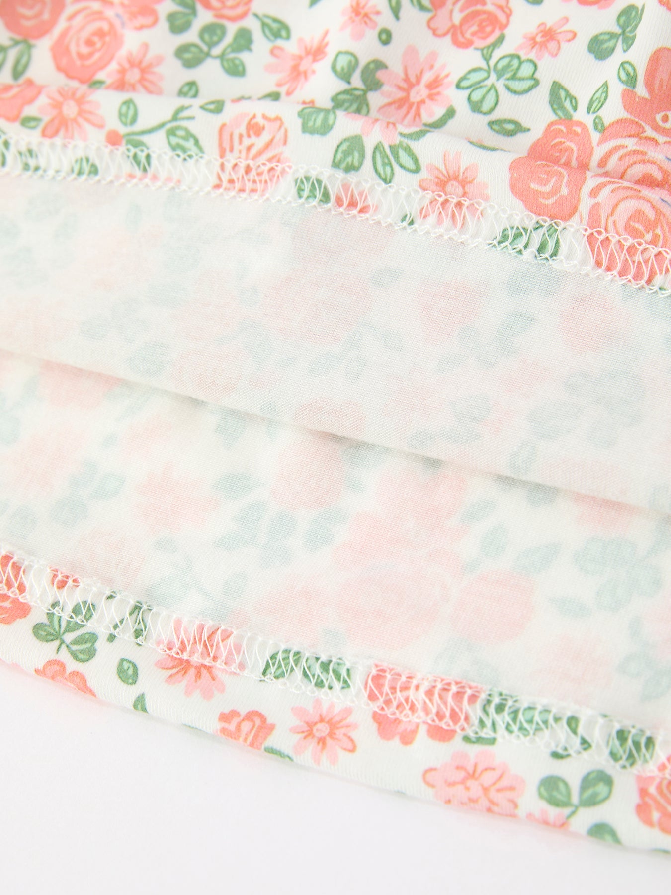 Three Little Tots Fall Blush Floral Girls Dress Smocked Petal Collar, extra product detail