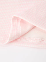 Pink Goose Embroidered Baby Girl Dress Peter Pan Collar Bow Dress