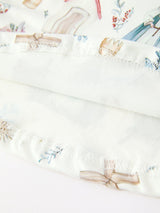 Girls Nativity Scene Winter Print Twirl Dress