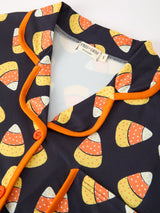 Halloween Candy Corn Mommy and Me Pajama Set Matching Lounge Set