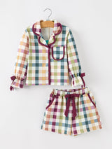 Mommy and Me Fall Plaid Pajama Set