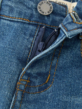 Girls Denim Lace Trim Bell Bottom Jeans