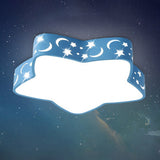Celestial Cuddles: Sparkling Starry Night LED Ceiling Light for Kids