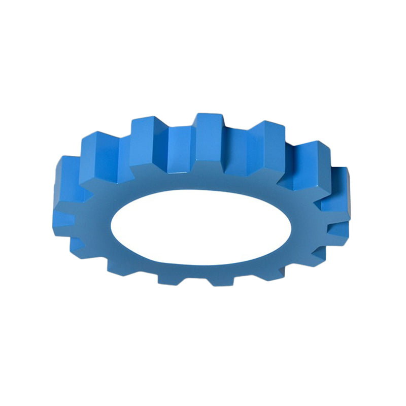 Whimsical Gears: Modern LED Ceiling Light for Kids