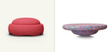 Three Little Tots Round Rainbow Stepping Stone Sensory Toy, in Round Red set