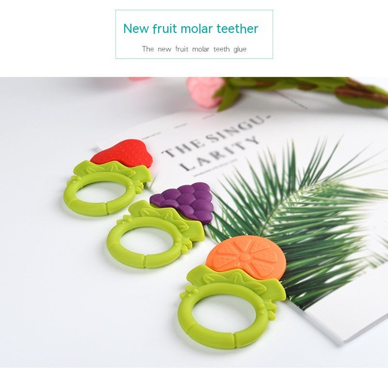Three Little Tots Baby Teething Molar Rod Fruit Silicone, supplementary photo