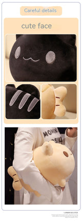 Three Little Tots Cartoon Cute Fishtail Cat Plush Toy Accompany Doll Girl Bed Sofa Doll Birthday Gift, supplementary photo