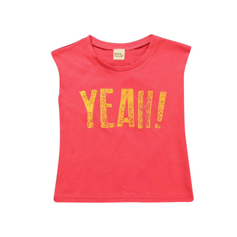Children's sleeveless muscle t-shirt