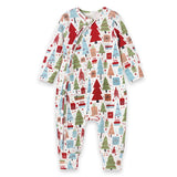 Christmas Merry Baby Bamboo Zipper Romper - Family Matching