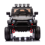 HIFINE 24V Kids Ride On Car W/Parents Remote Control, Black