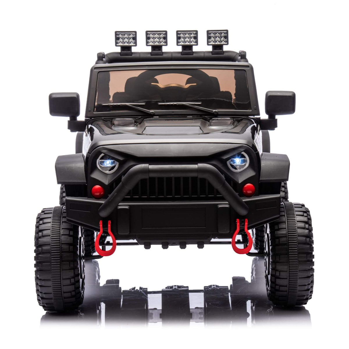 HIFINE 24V Kids Ride On Car W/Parents Remote Control, Black