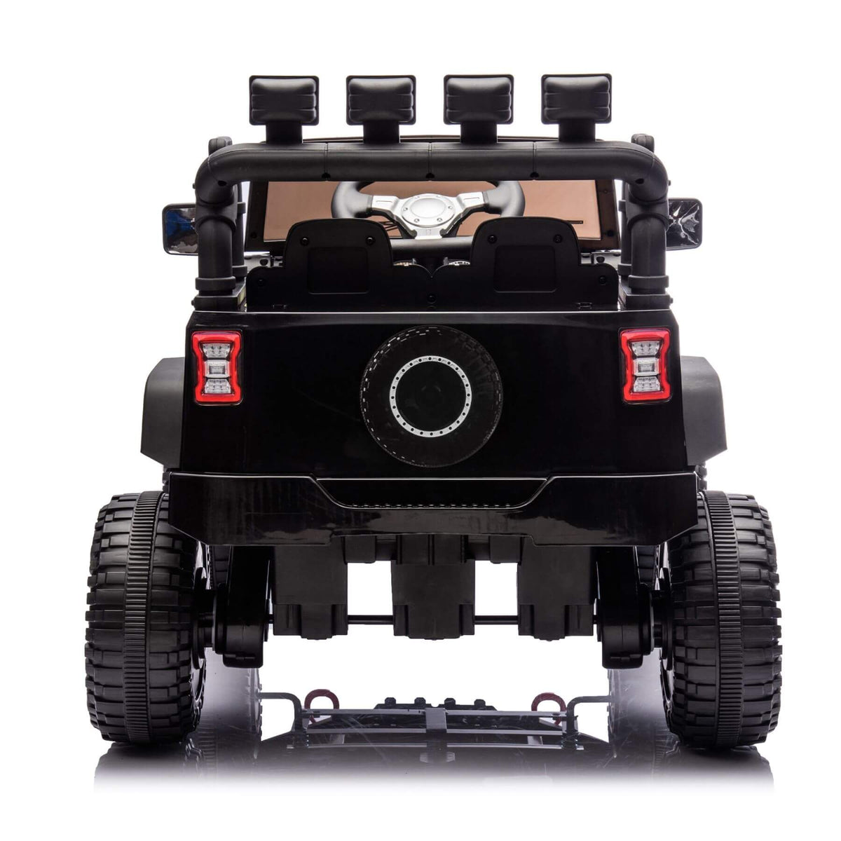 HIFINE 24V Kids Ride On Car W/Parents Remote Control, Black