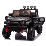 HIFINE 24V Kids Ride On Car W/Parents Remote Control, Black