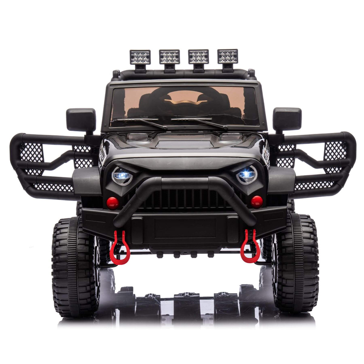 HIFINE 24V Kids Ride On Car W/Parents Remote Control, Black