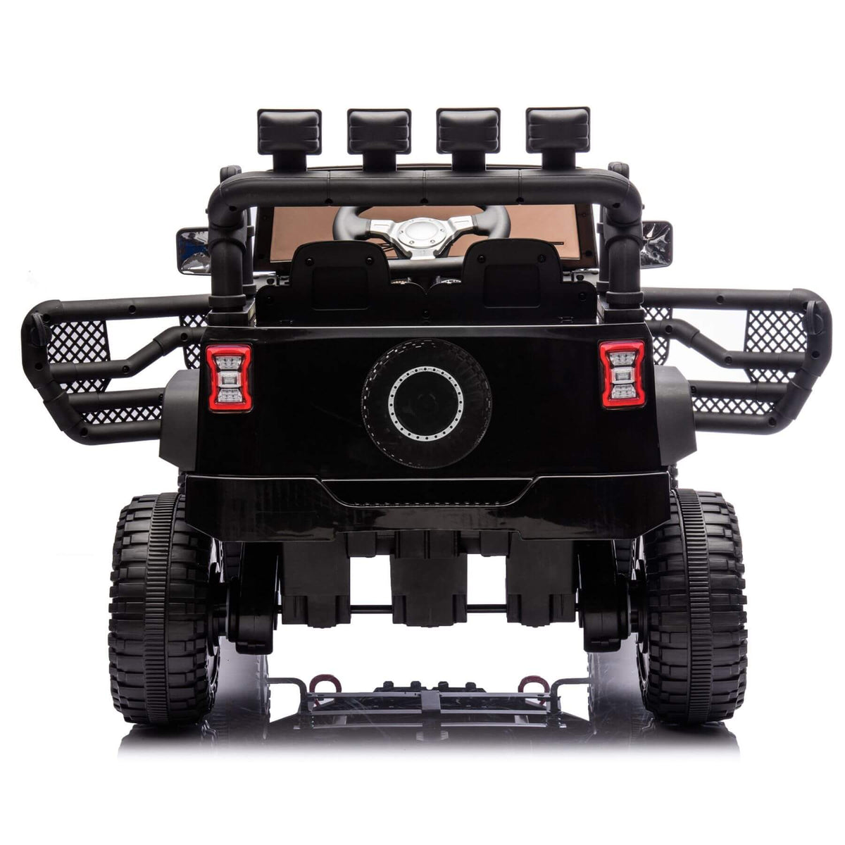 HIFINE 24V Kids Ride On Car W/Parents Remote Control, Black