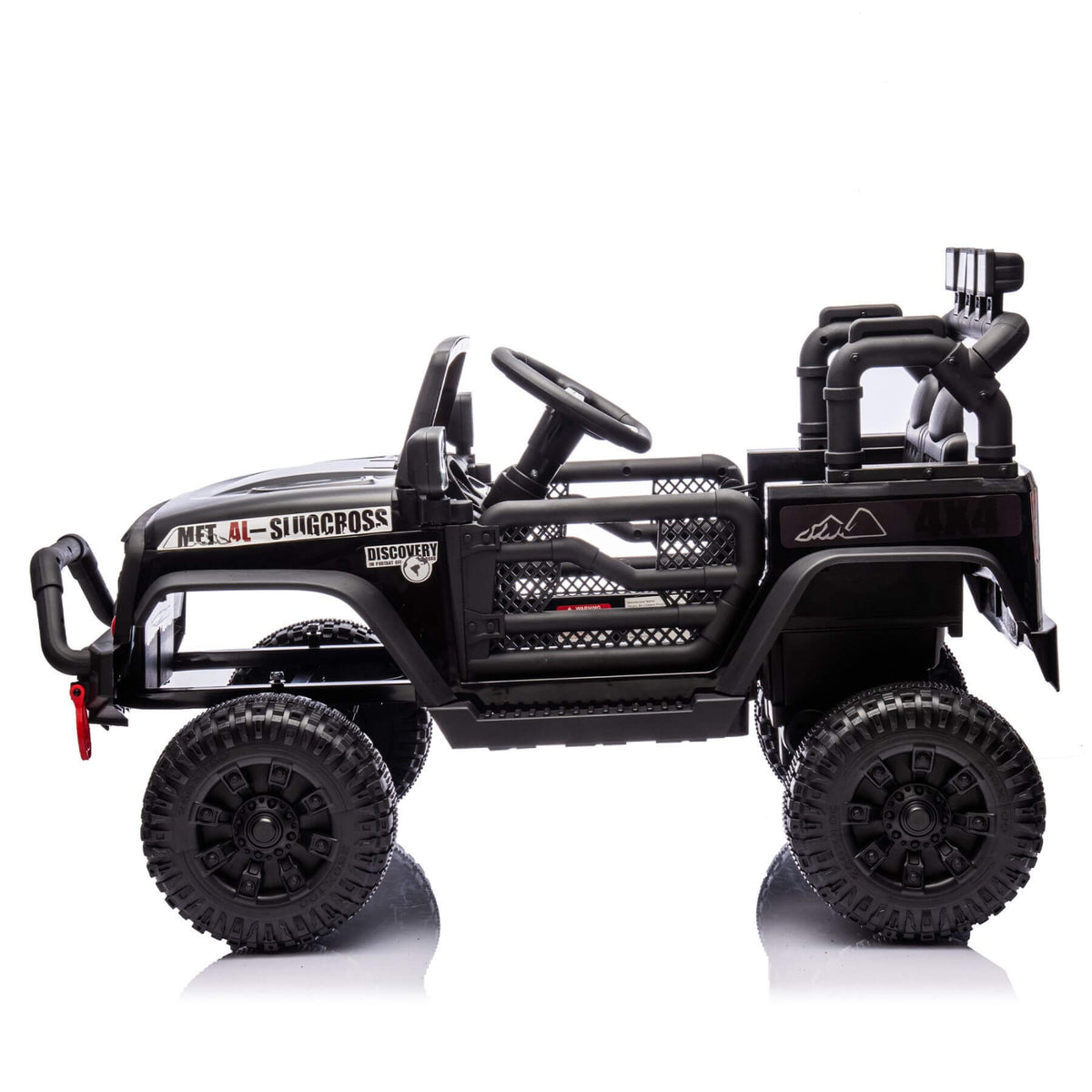 HIFINE 24V Kids Ride On Car W/Parents Remote Control, Black