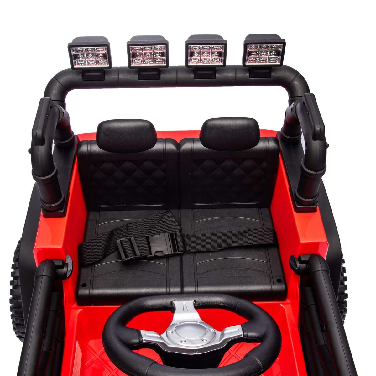 HIFINE 24V Kids Ride On Car W/Parents Remote Control, Red