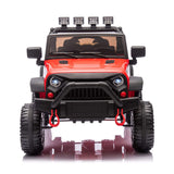 HIFINE 24V Kids Ride On Car W/Parents Remote Control, Red
