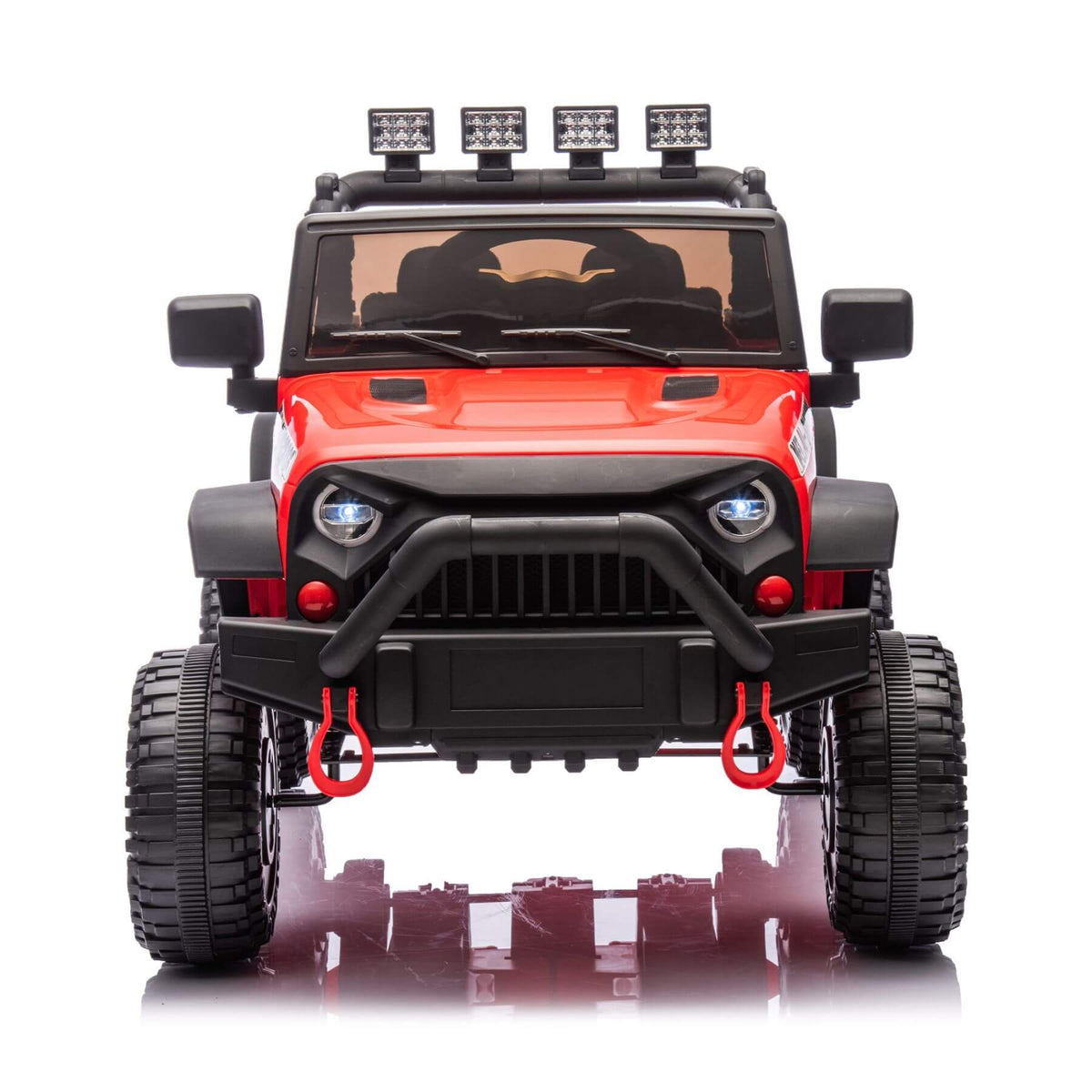 HIFINE 24V Kids Ride On Car W/Parents Remote Control, Red