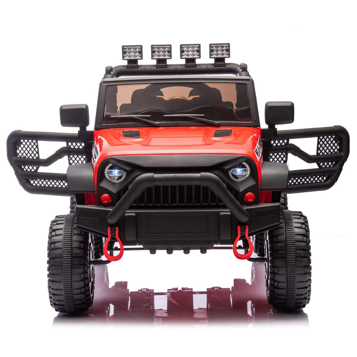 HIFINE 24V Kids Ride On Car W/Parents Remote Control, Red