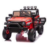 HIFINE 24V Kids Ride On Car W/Parents Remote Control, Red