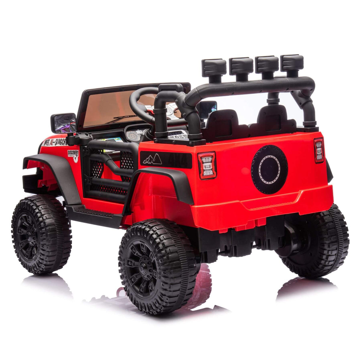 HIFINE 24V Kids Ride On Car W/Parents Remote Control, Red
